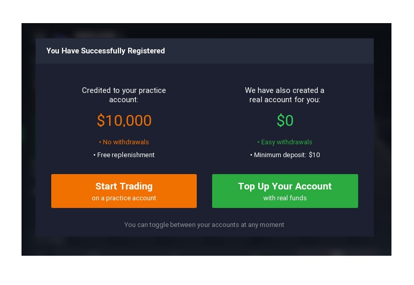 Iq option account manager